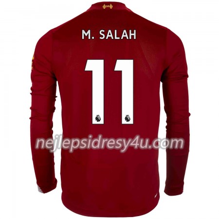 Fotbalové dres Liverpool M.Salah 11 Domácí 2019/20 Dlouhý Rukáv
